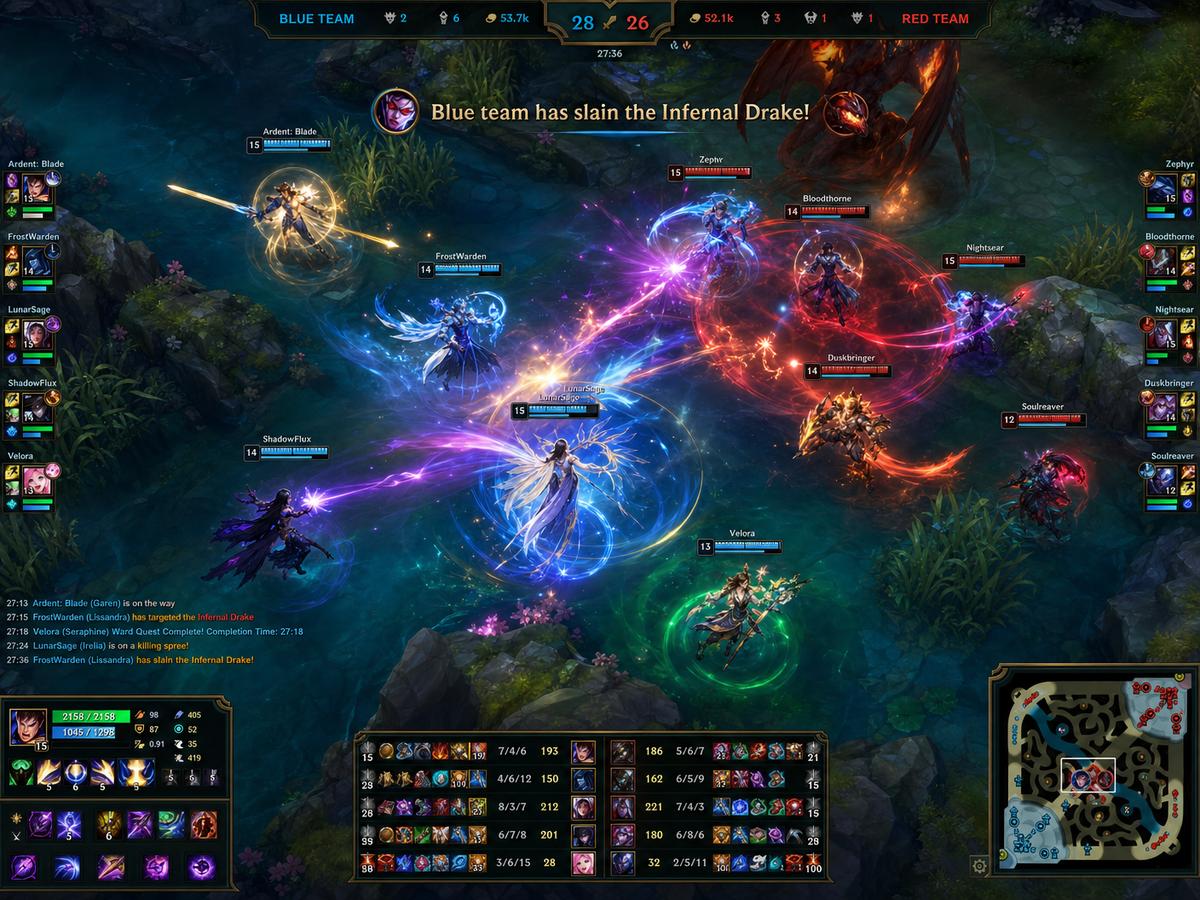 玩物社区 MOBA游戏5v5团战视频